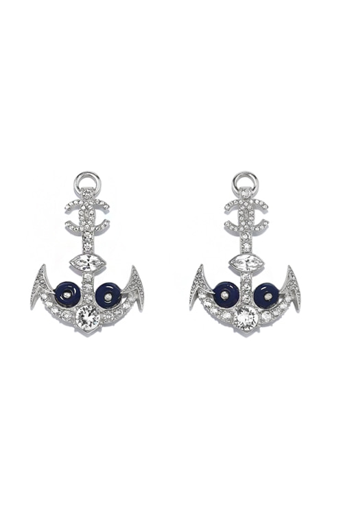 logo anchor earrings