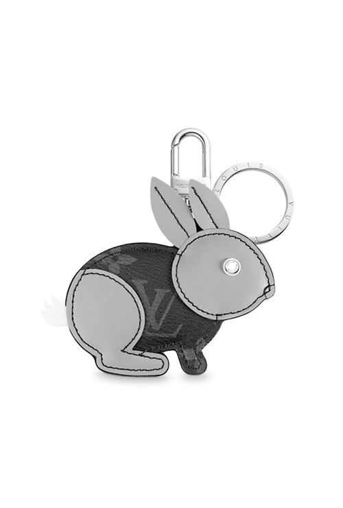 rabbit bag charm and key holder