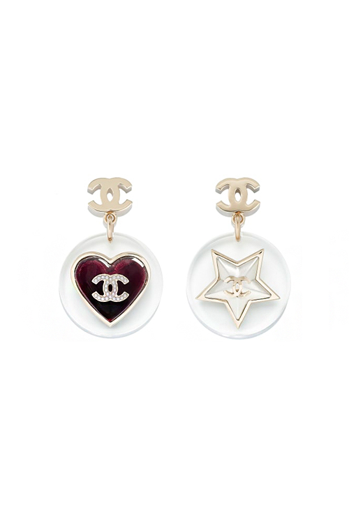 star and heart earrings