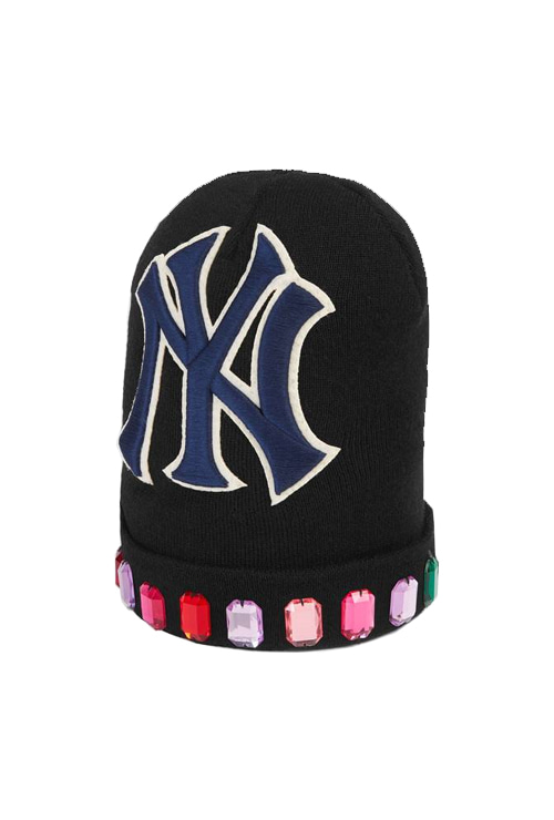 wool hat with NY Yankees™ patch