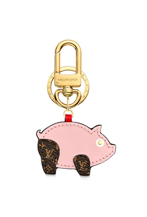 superstition pig bag charm and key holder