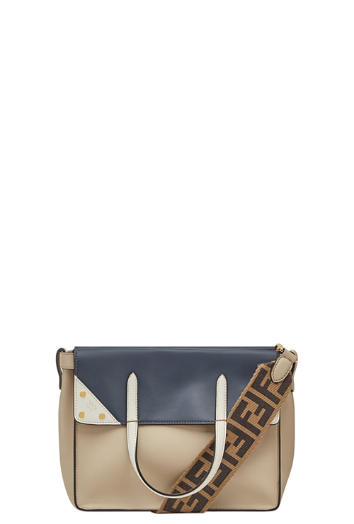 FENDI regular bag in beige leather