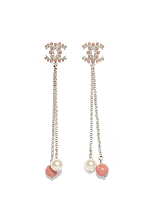faux pearl drop earrings