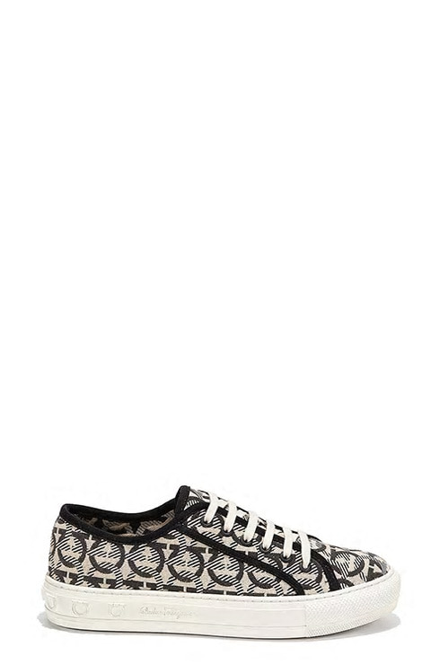 fabric lace up sneakers