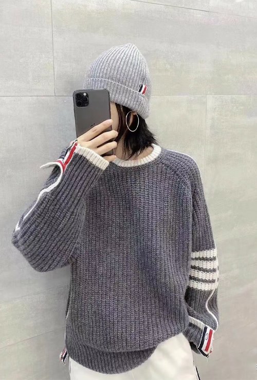 thom st. strap knit sweater / 3 types