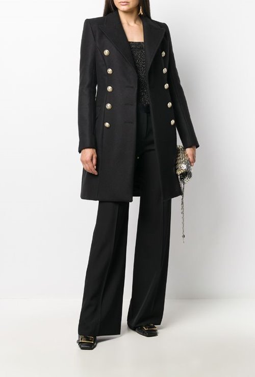 bal st. double breasted wool coat