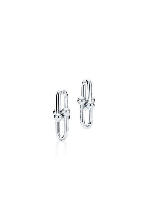 sterling link earrings