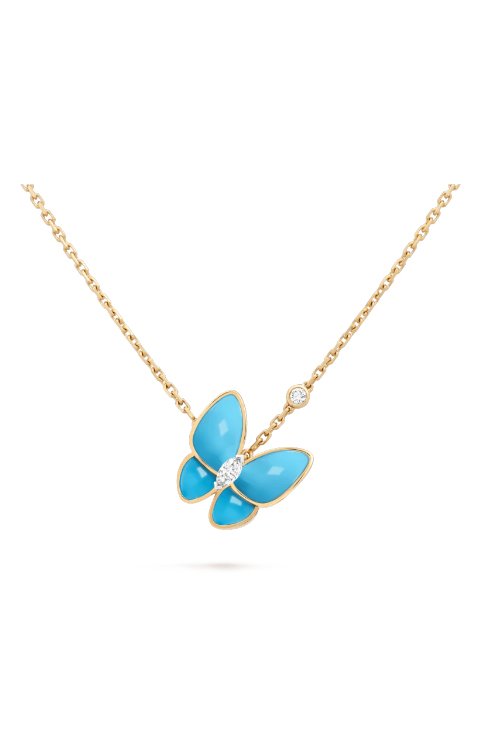 two butterfly necklace