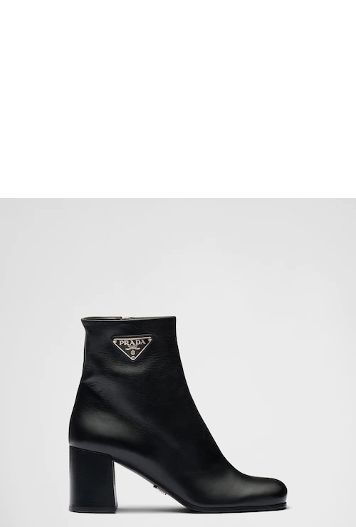 leather bootie