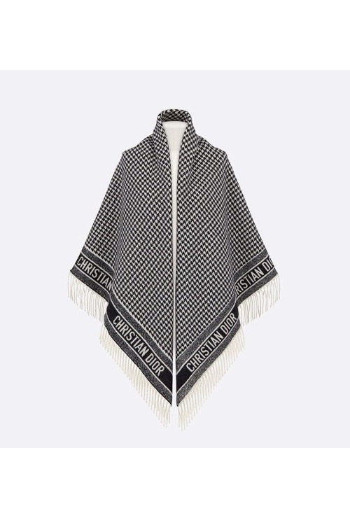 houndstooth scarf wrap poncho shawl capes