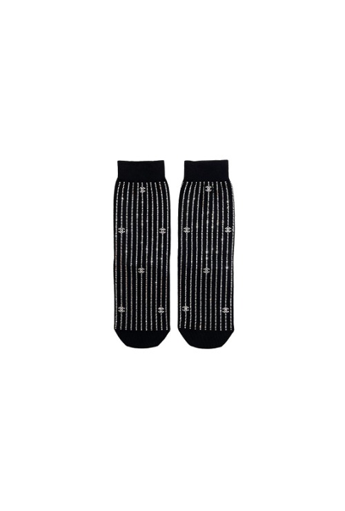 beads stripe socks