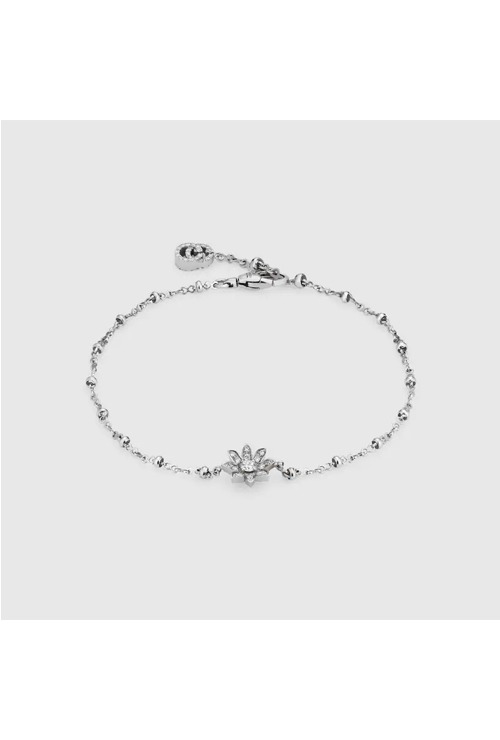 diamond flora bracelet